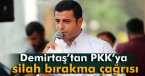 Demirtaş’tan PKK’ya silah bırakma çağrısı