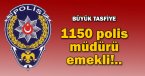 1150 polis müdürü emekli