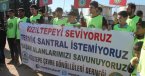 Kızıltepe\'de termik santral protesto edildi