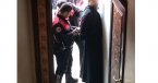 Mardin\'de çarşaf giyen bir erkek yakalandı