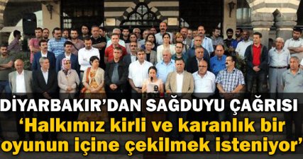 Diyarbakır'da STK'lardan sağduyu çağrısı