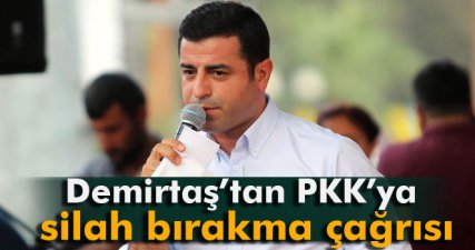 Demirtaş’tan PKK’ya silah bırakma çağrısı