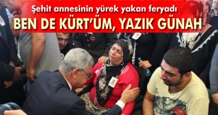 Şehit annesi: 'Ben de Kürt'üm, analar ağlıyor, yazık günah'