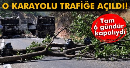 Tunceli-Erzincan karayolu trafiğe açıldı