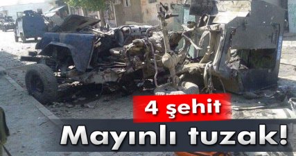 Şırnak'ta mayınlı saldırı: 4 şehit