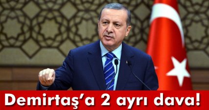Cumhurbaşkanı Erdoğan'dan Demirtaş'a dava