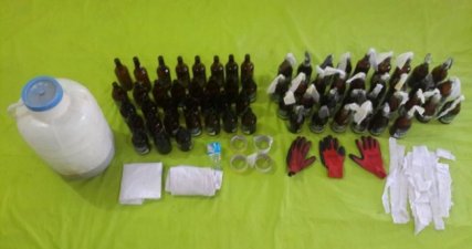 Diyarbakır'da 33 Molotof Kokteyli Ele Geçirildi