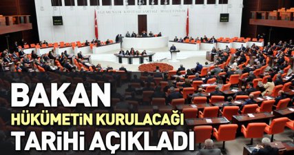 Bakan Müezzinoğlu: Bayramdan sonra hükümet kurulur