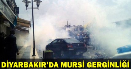 Diyarbakır'da Mursi gerginliği