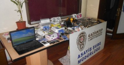 Gaziantep'te Hırsızlık Operasyonu: 5 Gözaltı