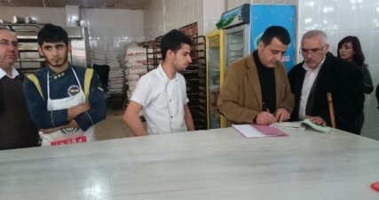 Cizre'de Esnafa Yönelik Ruhsat Gıda Ve Hijyen Denetimi