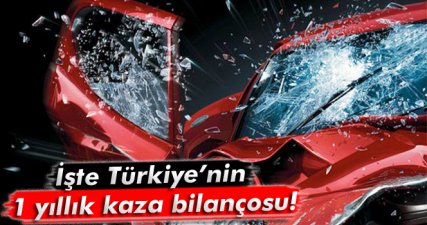 Türkiye’nin 1 yıllık kaza bilançosu 22 milyar TL