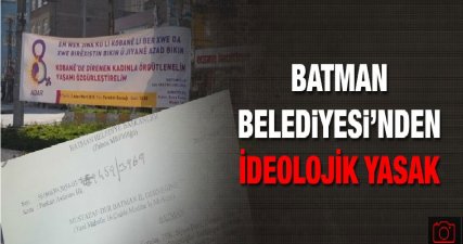 HDP'li Batman Belediyesi'nden çifte standart