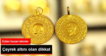Uzmanı Çeyrek Altınının 200 Lira Olmasını Bekliyor
