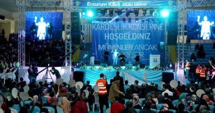 Erzurum'da kardeşlik konseri