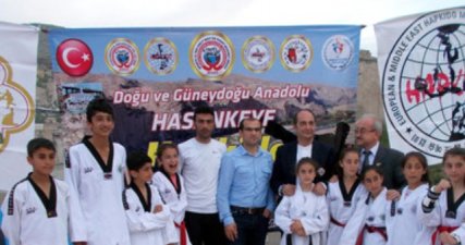 Hasankeyf'teki Hapkido Şampiyonası'nda 105 Sporcu Mücadele Etti