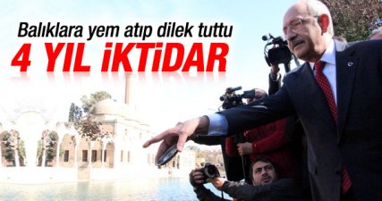 Kılıçdaroğlu Balıklı Göl'de iktidar dileği tuttu