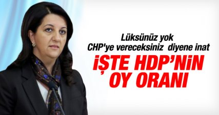 Pervin Buldan'a göre HDP'nin oyu yüzde 15